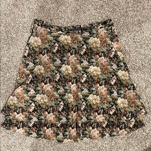 Vintage Express muted Floral skirt